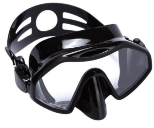 MASQUE APNEA MAX NOIR M 6104 SILICONE ET VERRE