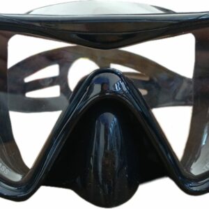 MASQUE APNEA MAX NOIR M6102 SILICONE ET VERRE