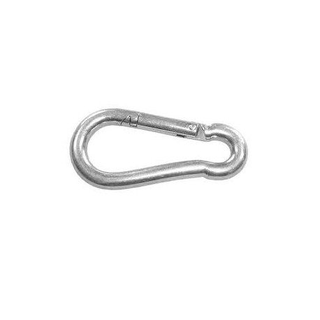MOSQUETON INOX BLANC D6