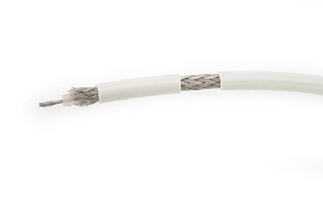CABLE ANTENE VHF RG 58 BLANC