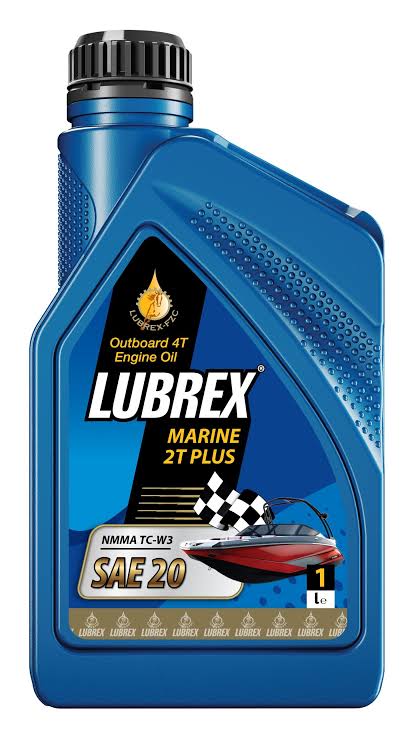 HUILE LUBREX MARINE 2T PLUS NMMA TC-W3 SAE 20 1L